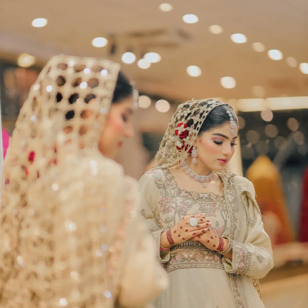 Bridal Mirror Portrait